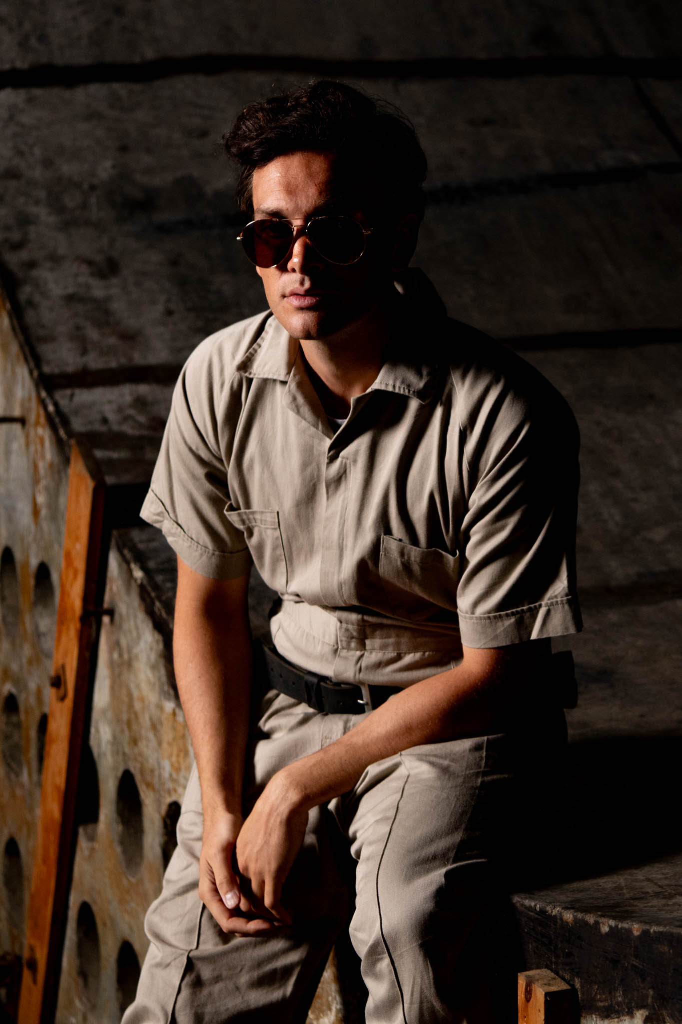 Vintage Aviation and 30s Shoot in an Abandoned Wind Tunnel Workshop (Part 3)